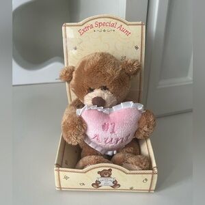 Vintage 2000’S GUND Plush Small Teddy Thinking Of You Extra Special Aunt NEW